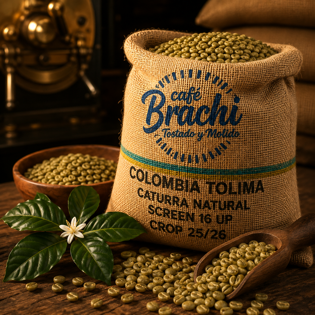 Cafe Verde de Especialidad Colombia Tolima