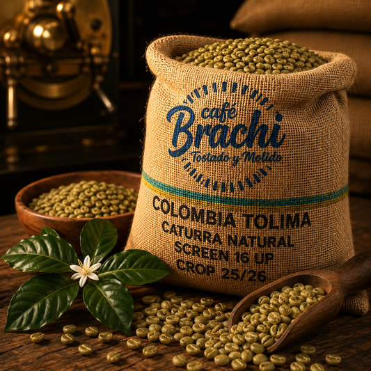 Cafe Verde de Especialidad Colombia Tolima