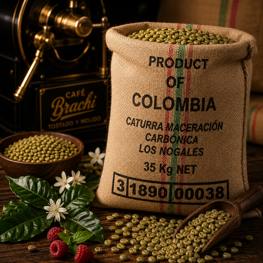 Cafe Verde de Especialidad Colombia Microlote Caturra Primitivo